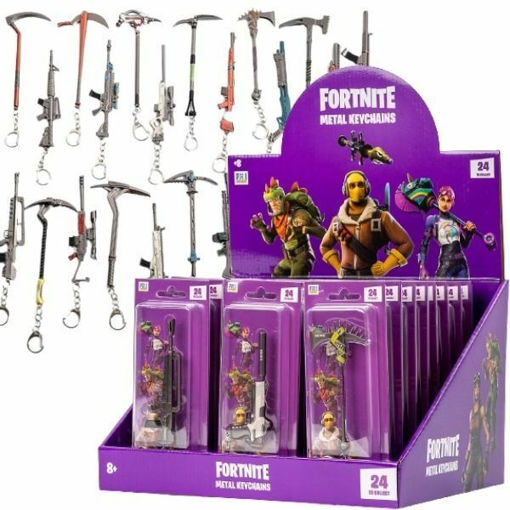 Picture of Fortnite Keychain Metal Weapons Assorted 
